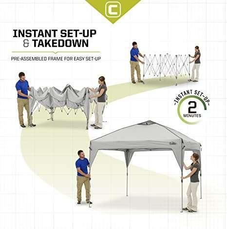 Core 10' x 10' Instant Shelter Pop-Up Canopy Tent - khan American Tools