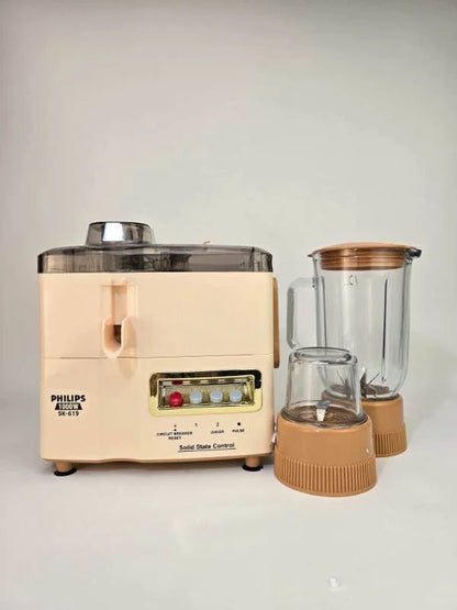 Philips Juicer Grinder & Blender | Philips Multipro SK-619 3 in 1 Juicer Blender