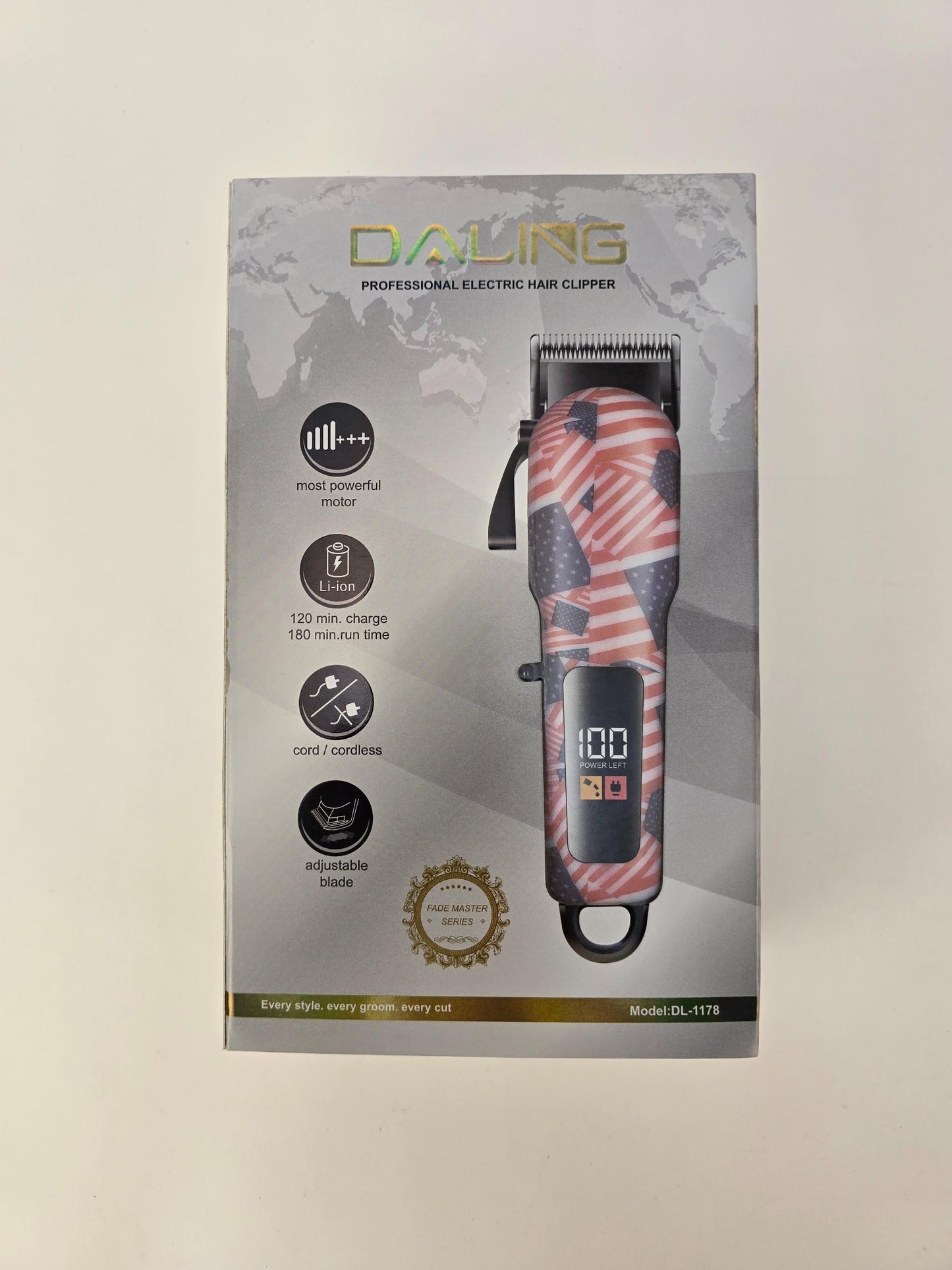 Daling DL-1178 Professional Hair Clipper | Electric Hair Trimmer With 5W Power - khan American Tools