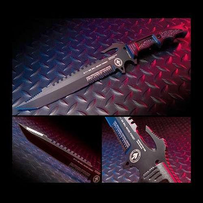 Dark Ops Interceptor 911 E&E Fixed Knife 8.63 - khan American Tools