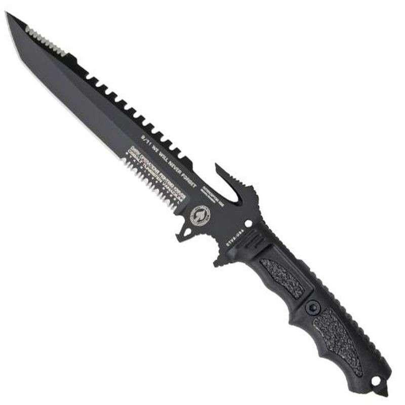 Dark Ops Interceptor 911 E&E Fixed Knife 8.63 - khan American Tools