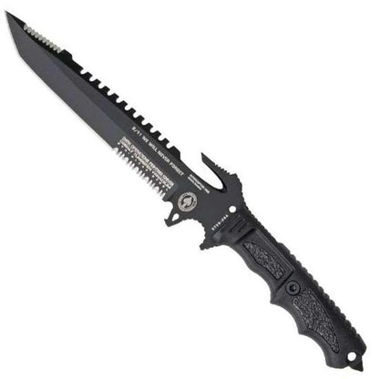 Dark Ops Interceptor 911 E&E Fixed Knife  | Tactical Knife with 8.63 Blade