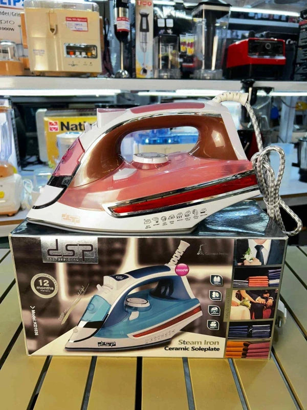 Dsp KD-1096 Garment Steamer | Steam Iron With 1600W Power - khan American Tools