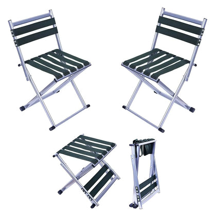 Folding Mini Chair Plus Stool | Camping chair Plus Stool - khan American Tools