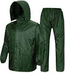 Full Rain Coat Suit (with trouser) For Men and Women- Green - khan American Tools