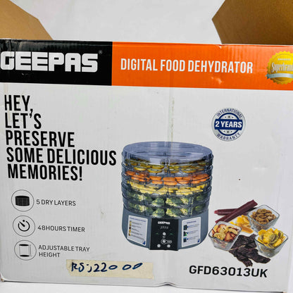 Geepas Digital Food Dehydrator