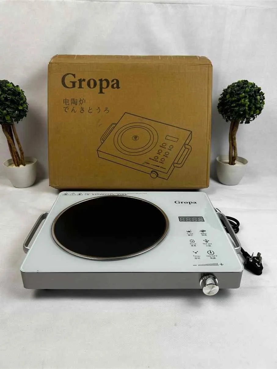 Gropa Electric Stove Infrared Cooker 2200 Watts | Electric Stove - Hot Plate Full touch Panel - khan American Tools