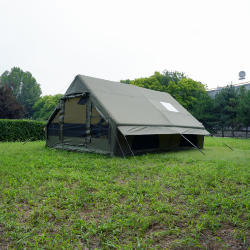 WILDBEAR.US Inflatable Camping Tent 16 Person with Air Pump, Military Grade Quaility Waterproof Air Tent with Carry Bag, Tear Resistant Tent, Easy Setup Oxford Blow Up tent, Windproof Glamping House for Camping, Outdoor