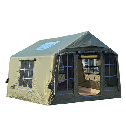 10 Person Military Grade High Quality Factory Price New Arrival Camping Tent Wholesale Family Outdoor Holiday Inflatable Camping Tent for Events Activity