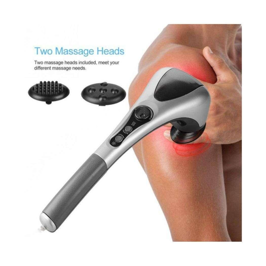 Handheld Relaxing Double Head Heating Massager Blueidea - khan American Tools