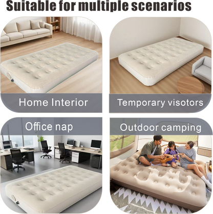 Singl Person Inflatable Air Bed for Home and Outdoor Camping Wholesale Inflatable Mattress