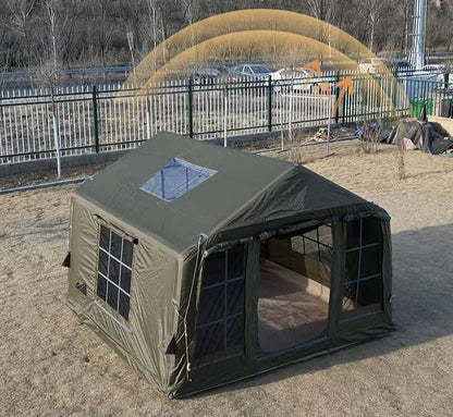 10 Person Military Grade High Quality Factory Price New Arrival Camping Tent Wholesale Family Outdoor Holiday Inflatable Camping Tent for Events Activity