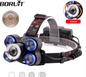 Headlamp Rechargeable LED light | Headlamp with two Rechargeable battries - khan American Tools