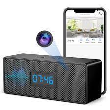 Hidden Camera Bluetooth Speaker Spy Camera Clock WiFi - khan American Tools