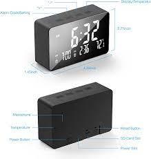 Hidden camera spy alarm clock - khan American Tools