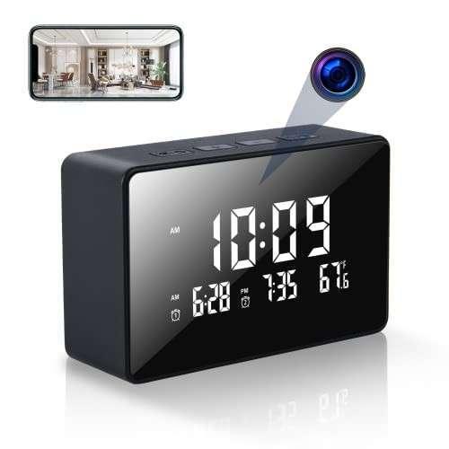 Hidden camera spy alarm clock - khan American Tools