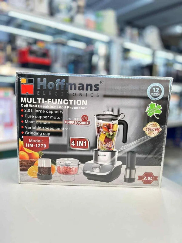 Hoffmans Hm-1270  Juicer & Blender | 4 in 1 Multifunctional Food Processors