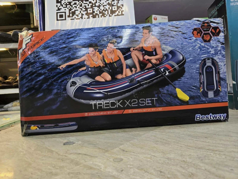 Hydro Force Mirovia Pro Inflatable Boat | Treak X2 set for boating | Hydro Force Pro Inflatable Boat at best price in pakistan - khan American Tools