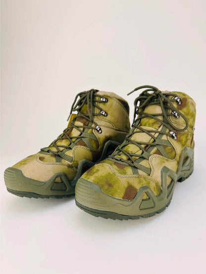 M6 Merlle camo colour Military Shoes | Waterproof Army Shoes Mid Top - khan American Tools