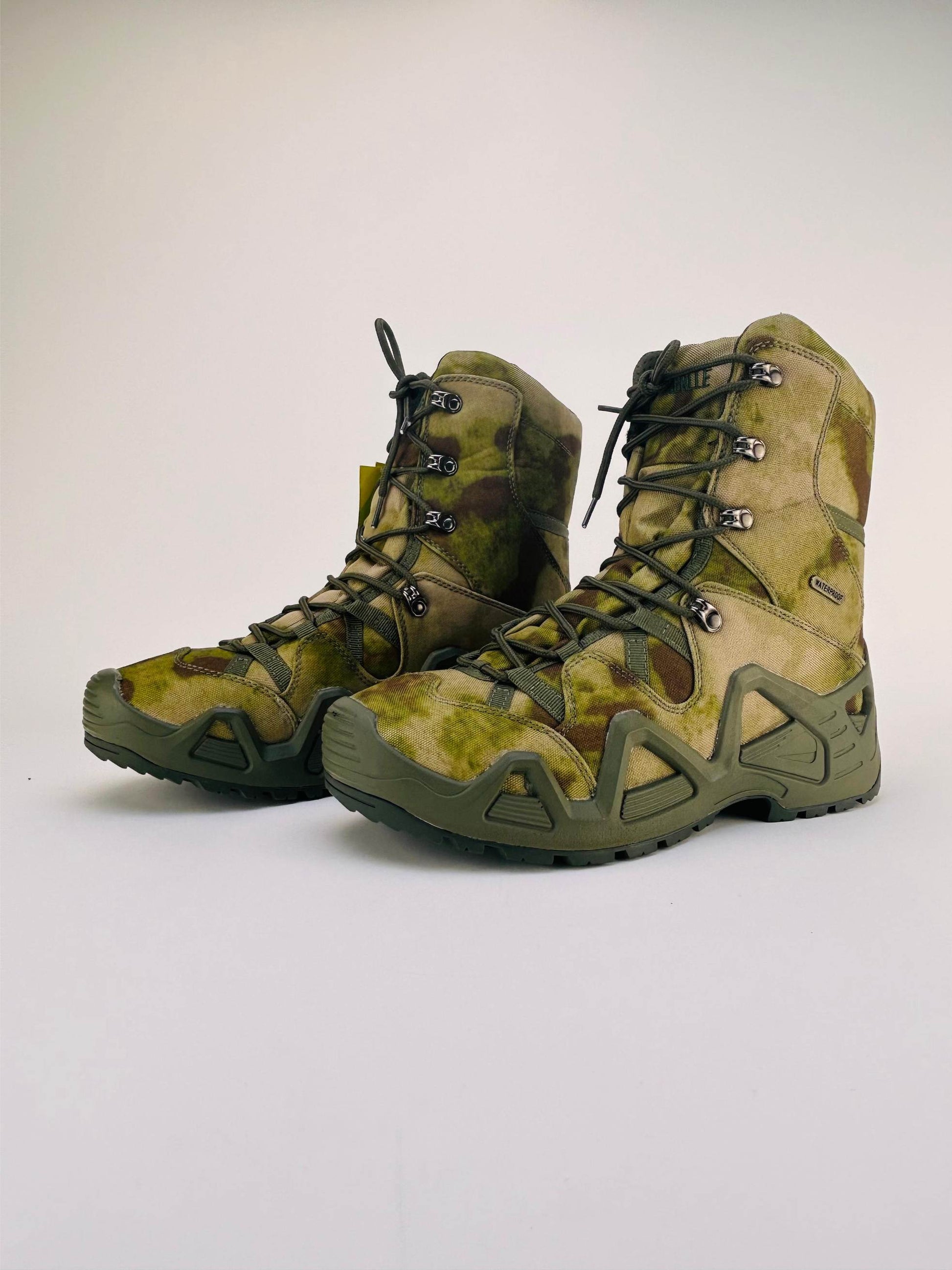 M6 Merlle camo colour Army Shoes High Top | Waterproof Army Shoes For Men - khan American Tools