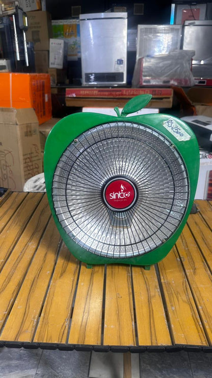 Sun Halogen Dish Heater 300W/600W - Portable Electric Room Heater, Apple Shape Design,
