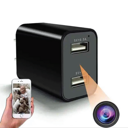 Smart Charger With Hidden Camera