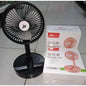 JIA HAO FOLDING FAN JH-2028 | Rechargeable Folding Fan With Li-ion Battery 3600mA