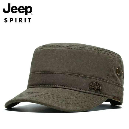 Jeep Men's Cotton Army Cap Adjustable Baseball - khan American Tools