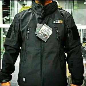 Jual Jaket Tactical TAD 511 BLACK Impor - khan American Tools