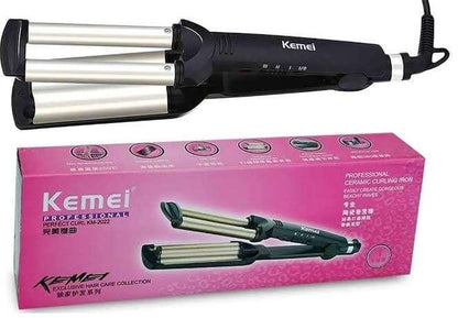 KEMEI Professional Hair Curler Fast Hair Crimper Styler - khan American Tools