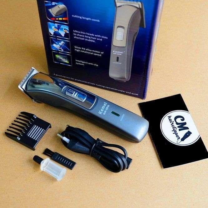 KM-2512 - Professional Hair Clipper - Silver - khan American Tools