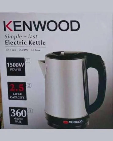Kenwood  EK-1525 Electric Kettle | Electric Kettle 1500W and 2.5 Litter Capacity