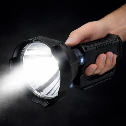 W5120 Rechargeable LED Spotlight Flashlight with Tripod & Power Bank