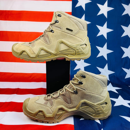 M6 merlle Waterproof Military Shoes - Mid top - khan American Tools