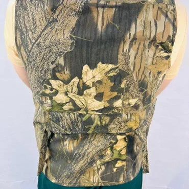 Men Utility Multi Pocket Outdoor Jacket | Sleeveless Camouflage Jacket For Men
