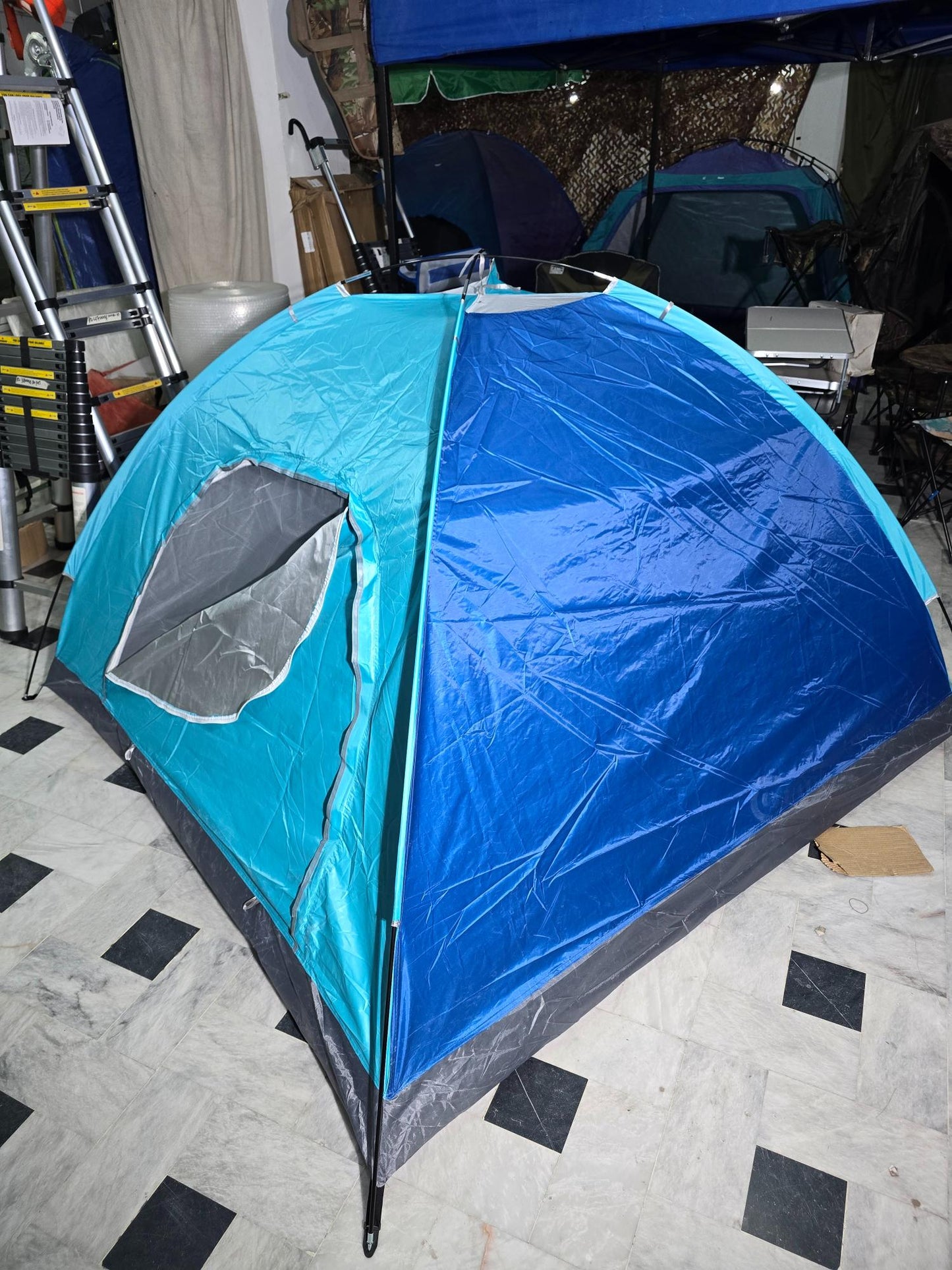 Mini Manual Tent For 2 Person | Waterproof Manual Camping Tent - khan American Tools