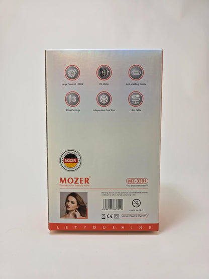 Mozer MZ-3301 Hair Dryer | Hair Dryer With 3 Heat Setting - khan American Tools