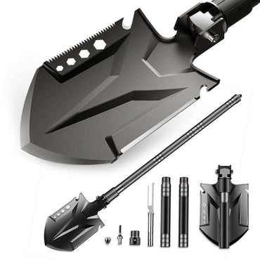 Multifunctional Tactical Shovel, Folding Outdoor Survival Tool - khan American Tools