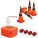 traffic cones, traffic pylon, 
