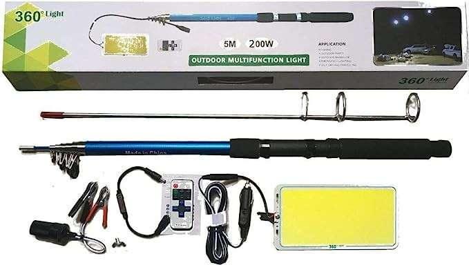 Outdoor Multifunction Led light with Remote Control 200 W - khan American Tools