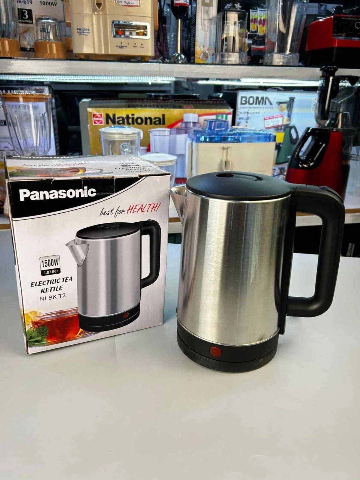 Panasonic NI SK T2 Electric Kettle | 1500W Electric Kettle with 1.8 L Capacity - khan American Tools