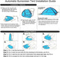 Portable Camping Toilet Tent | Pop Up Shower Privacy Tent for Outdoor - khan American Tools