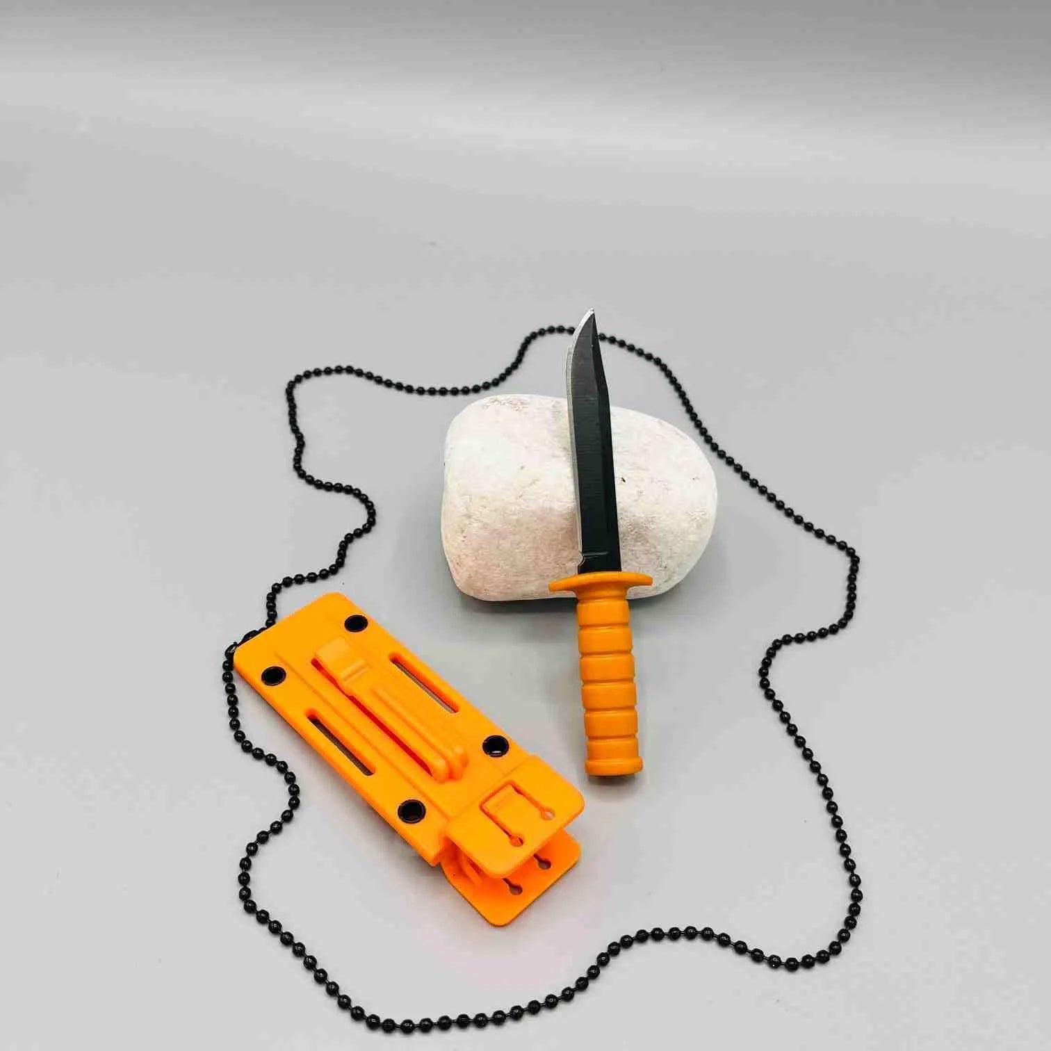 Portable Mini Necklace Tactical Knife for Hunting | Mini Locket Knife - khan American Tools