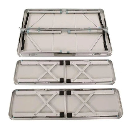 Portable Picnic Table with Benches | Folding Aluminum Benches