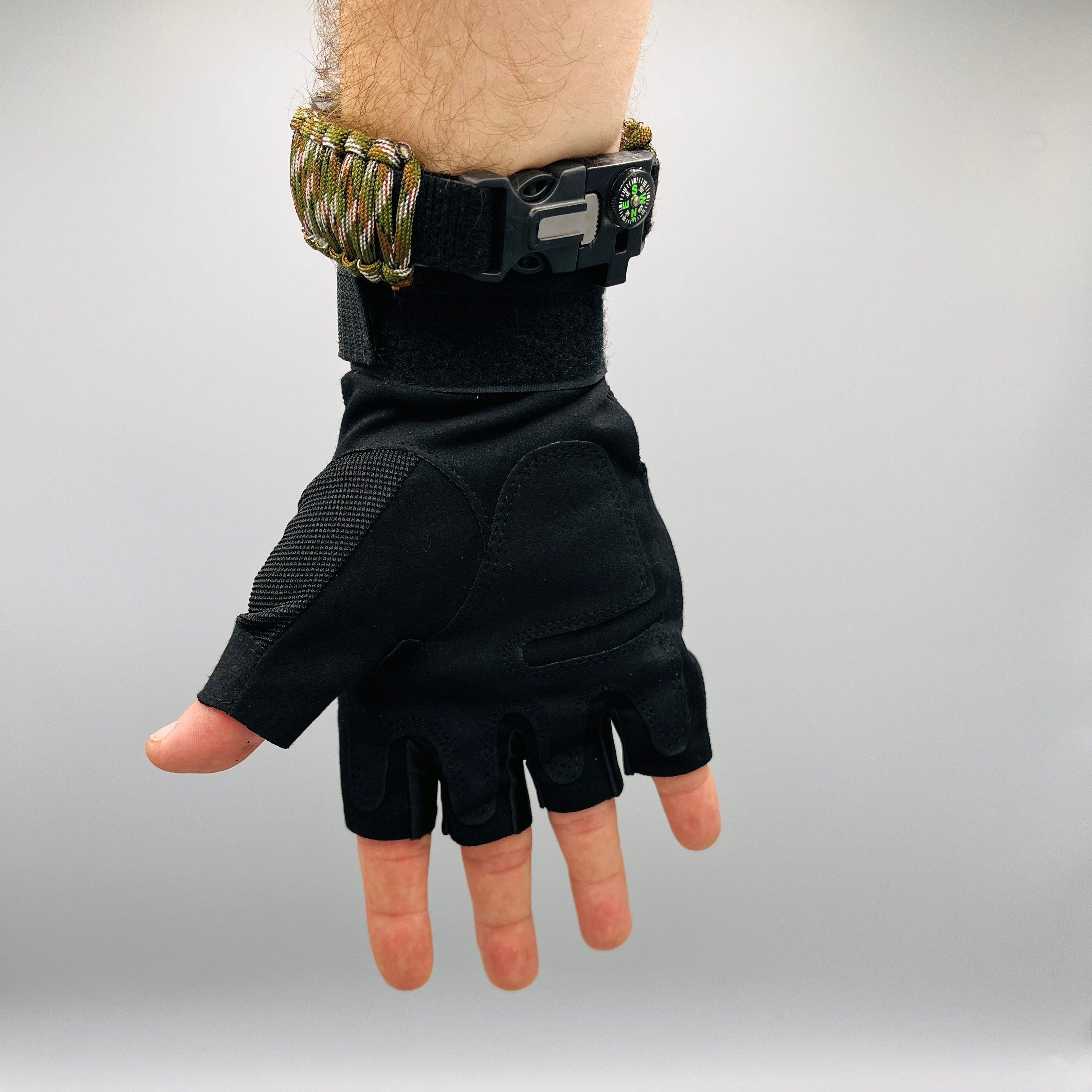 Featureless Gloves Premium Finger Less Gloves – khan American Tools