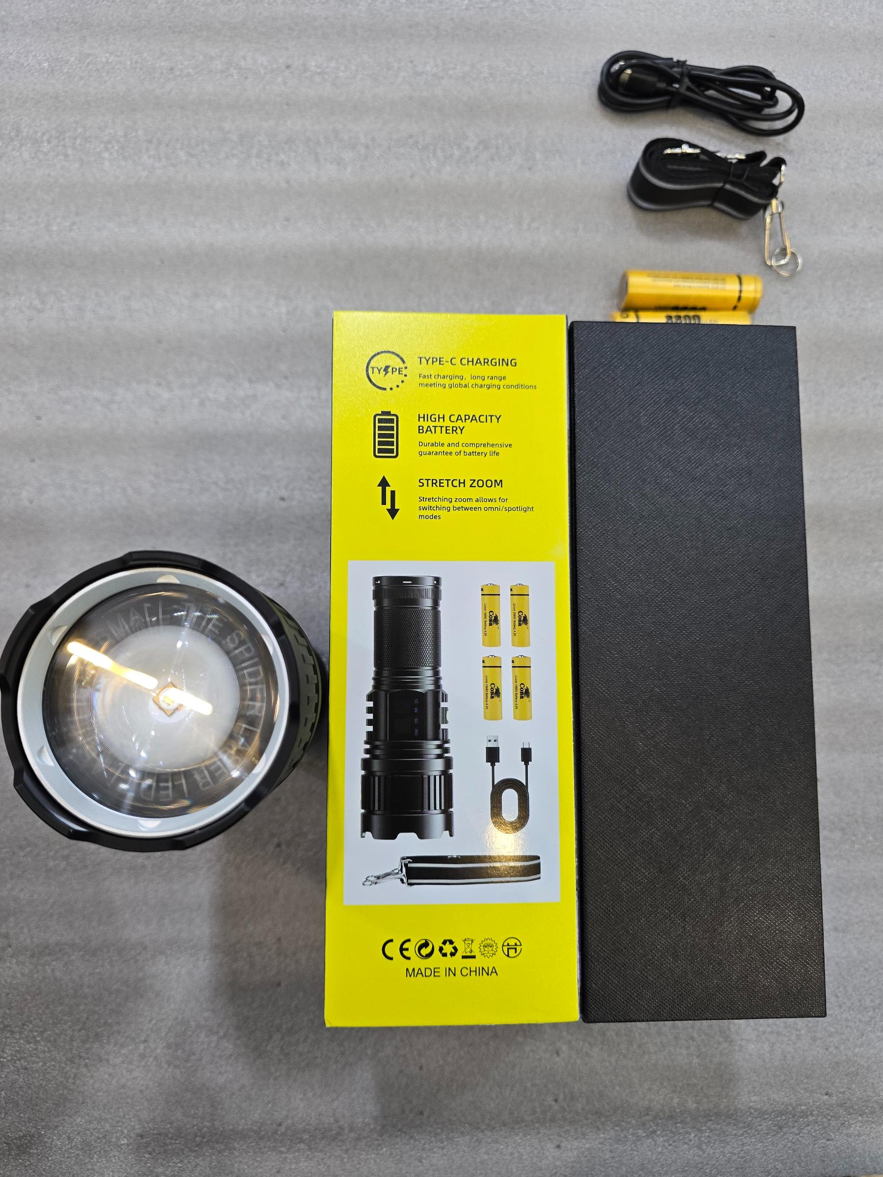 Coba CB-G401 Torch | Rechargeable 3000M Torch With C Type - khan American Tools