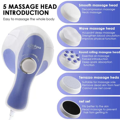 Relax Spin Tone Body Massager, (Purple & White) - khan American Tools