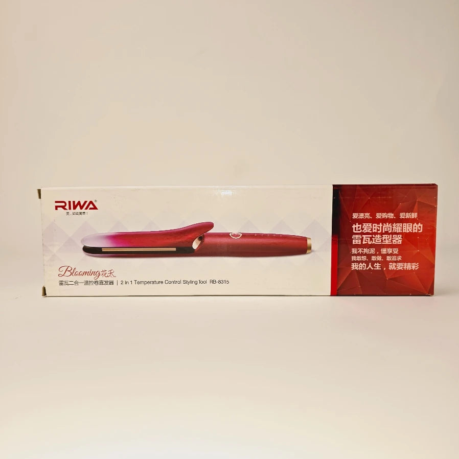 Riwa RB-8315 Straightener | 2 in 1 Temperature Control Styling Tool - khan American Tools