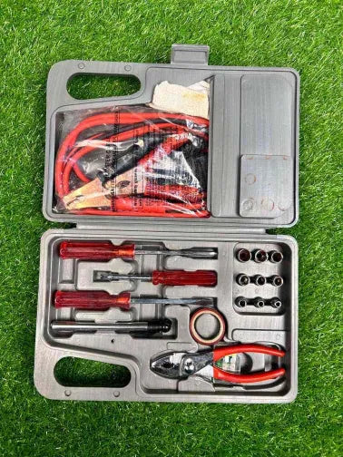Roadside Travel Tool Kit | Compact Carry Case Tool Box - khan American Tools