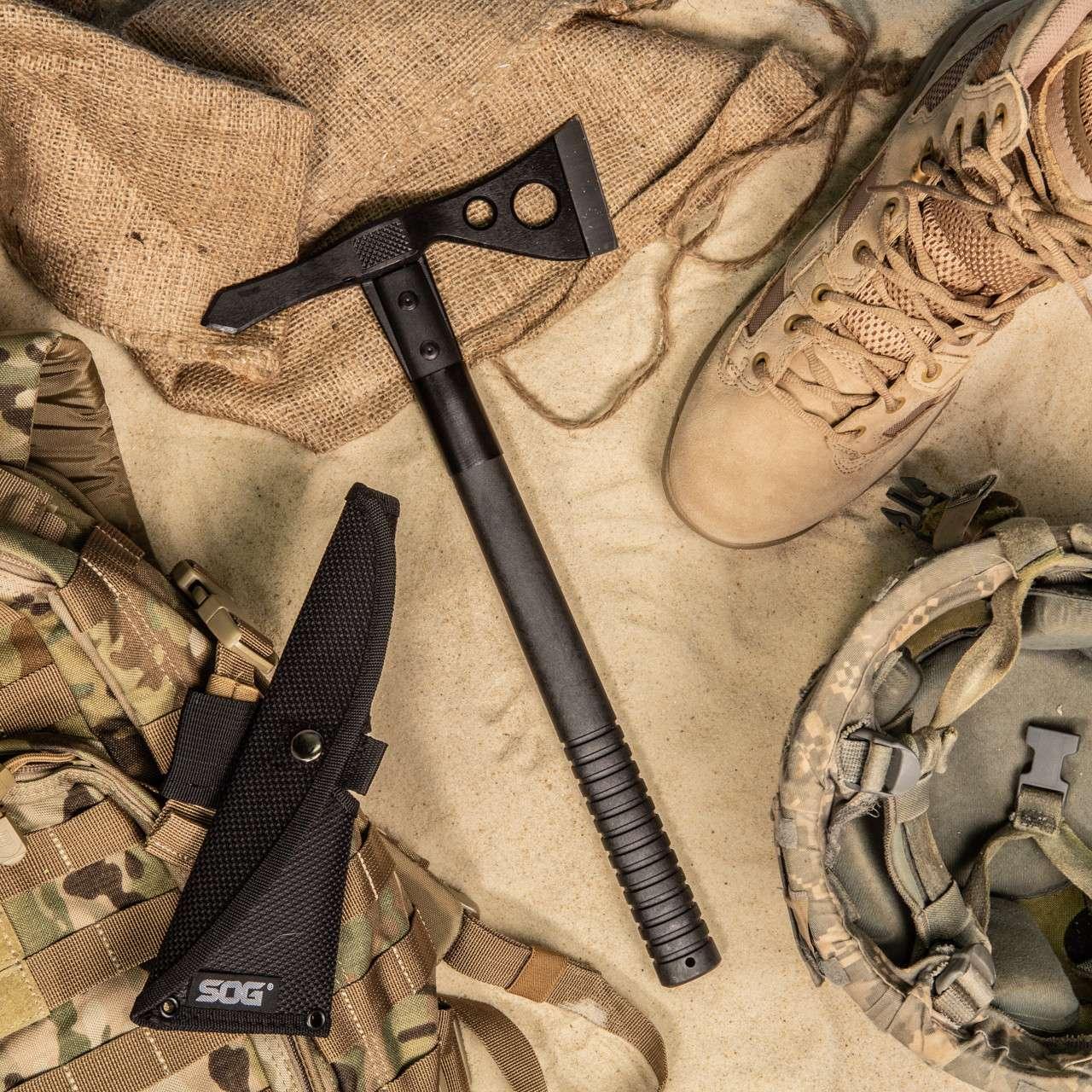 SOG Tactical Axe Tomahawk Brown Camouflage